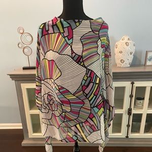 Women’s Sheer Bisou Bisou Top~ XL